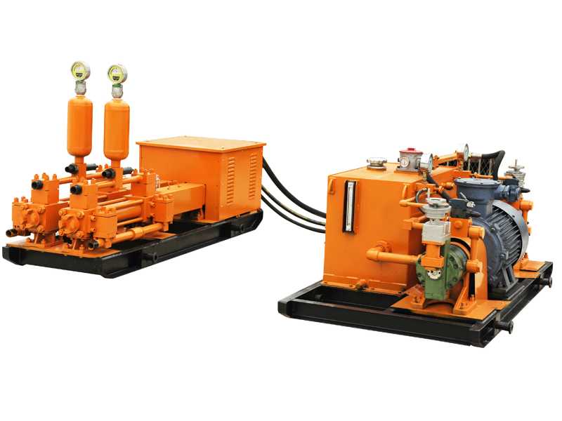 Hydraulic grouting pump for mining