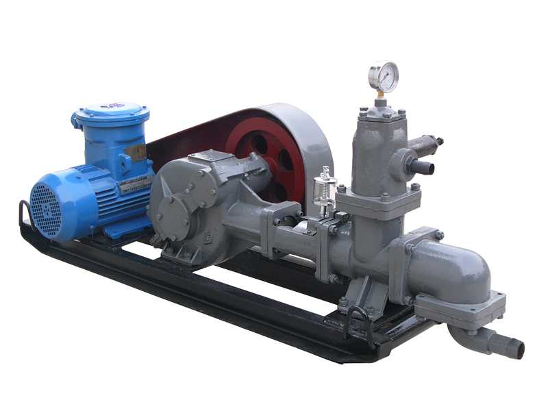 Electric grouting pump for mining