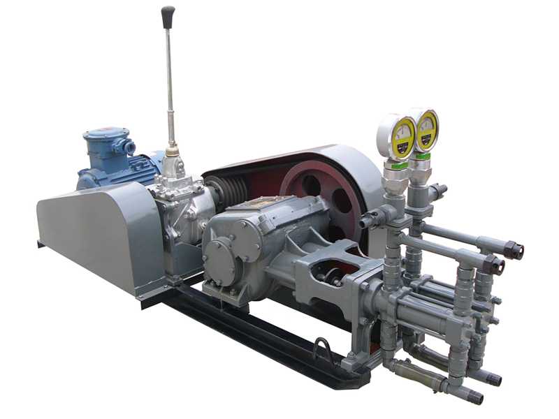 Electric grouting pump for mining