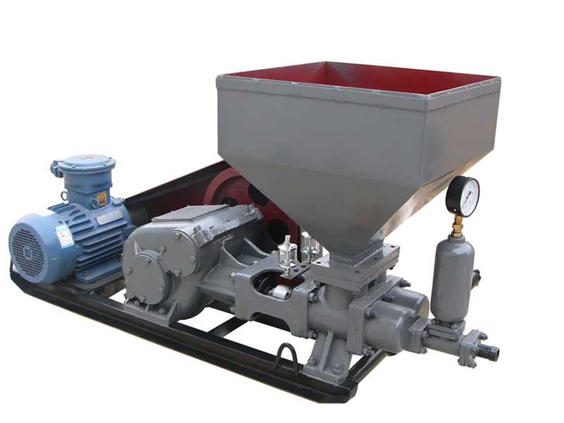 Electric grouting pump for mining