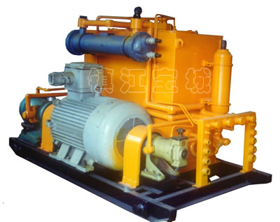 Grouting pump hydraulic pump station